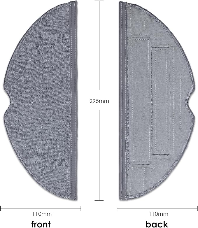 (7 Pack) S8 Pro Ultra Mop Pads Refills Compatible with Roborock S8 Pro Ultra Robot Vacuum, VibraRise Mop Pad with Dual Sonic Vibrations Modules, Mop Cloth with Edge Mop Pads