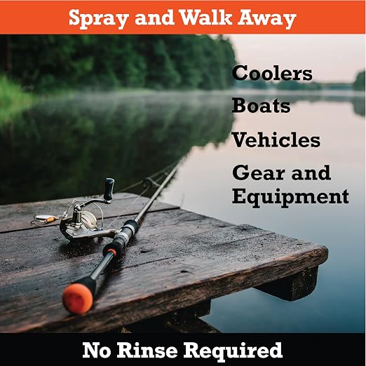 SNiPER II Disinfectant Cleanser and Odor Eliminator, Cleaner for Outdoor Disinfecting Purposes, Use for Hunting, Fishing, and Camping, Made in the USA, 8 Ounce Spray Bottle