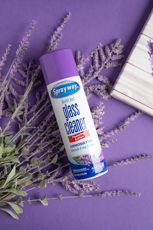 Sprayway All Purpose Cleaner Foaming Spray | Lavender Scent | 19oz | 1 Pack
