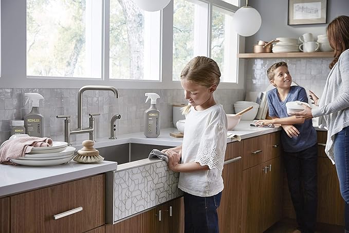 KOHLER K-23729-NA Stainless Steel Cleaner, 8 FL Oz (Pack of 2)