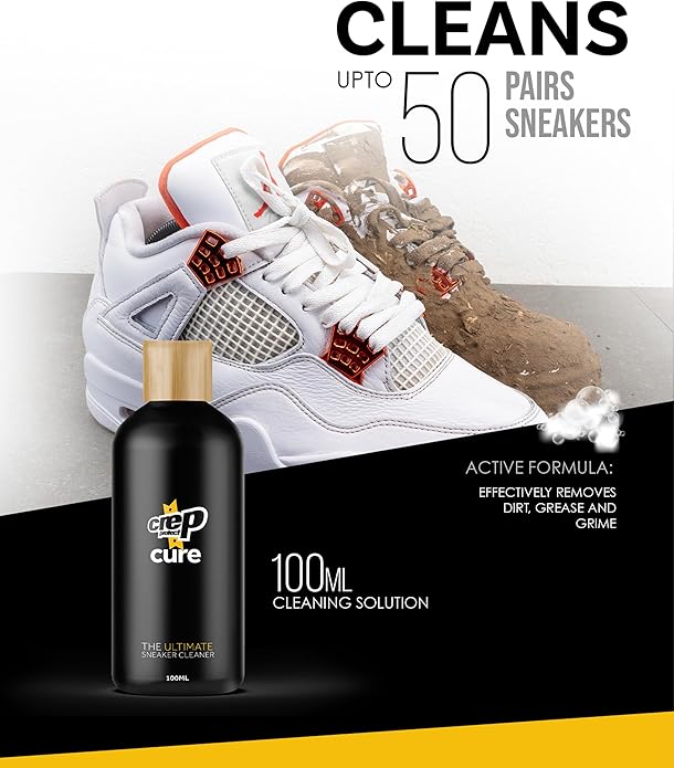 Crep Protect Biodegradable Sneaker Cleaning Wipes & Cure Premium Sneaker Cleaning Travel Kit