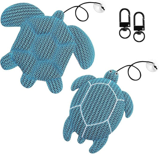 2 Pack Hot Tub Scum Absorber, Reusable Washable Scum Turtle Hot Tub Sponge for Spa Pool Cleaner Oil Absorbing Adults, Turtle