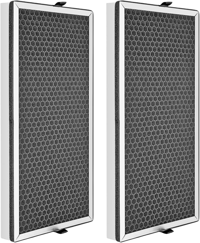 JF999 Replacement Filter Compatible with Jafända JF999 Air Cleaner Purifier, H13 4-Stage Filtration Activated carbon Air Clean Dust VOCs, 2-Pcs