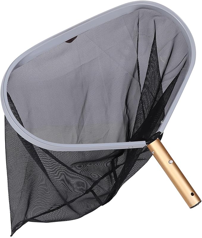 AYNEFY Fine Mesh Leaf Rake Skimmer Net Leaf Rake Heavy Duty Swimming Pool Mesh Accessories Tool Suitable for Swimming Pool Pond Hot Tub Fish Tanks Fountain Garden Recreation