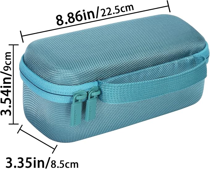 co2CREA Hard Case + Adjustable Monut Strap Bundle for Pure Enrichment PureZone Mini Portable Air Purifier – Protective Carrying Case with Multi-Purpose Mount for Car, School & Office Use