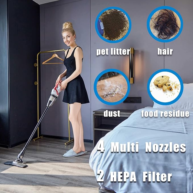 Cordless Vacuum Cleaner for Makita Battery,Wireless Handheld Power Vacuum Cleaner for Home, Boat, Workshop, Pet Hair, Furniture Cleaning(Tool Only No Battery)