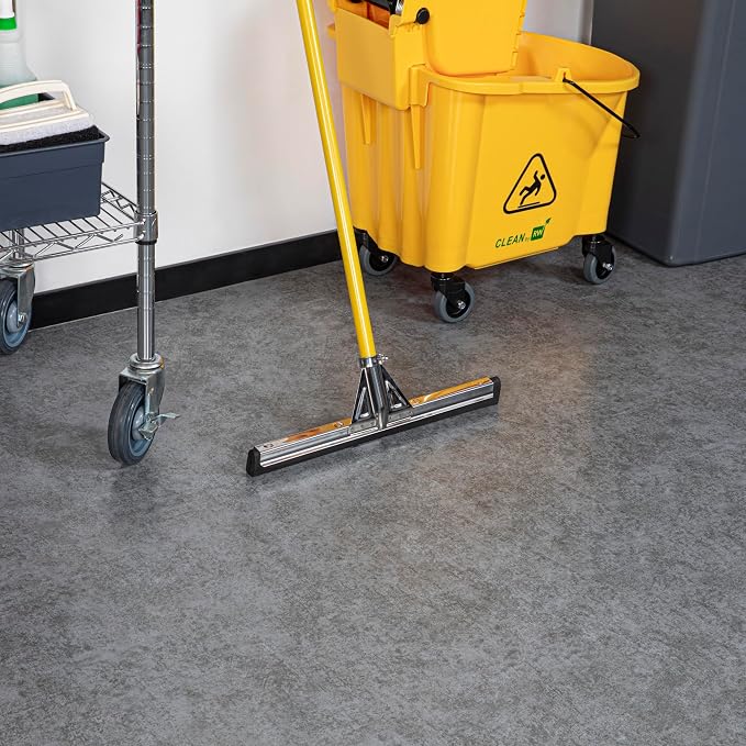 RW Clean Stainless Steel Floor Squeegee - 17 3/4" x 5" x 1 1/2" - 1 count box