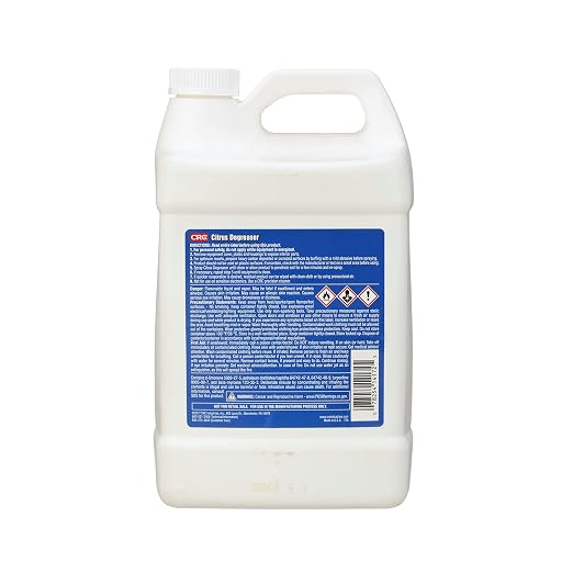 CRC 14172 Citrus Degreaser – 1 Gallon, Non-Chlorinated Citrus Grease Cleaner for Manufacturing Use Only