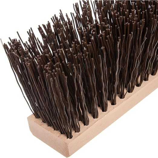SPARTA Flo-Pac Floor Brush Heavy Sweep for Cleaning, 18 Inches, Brown, (Pack of 6)