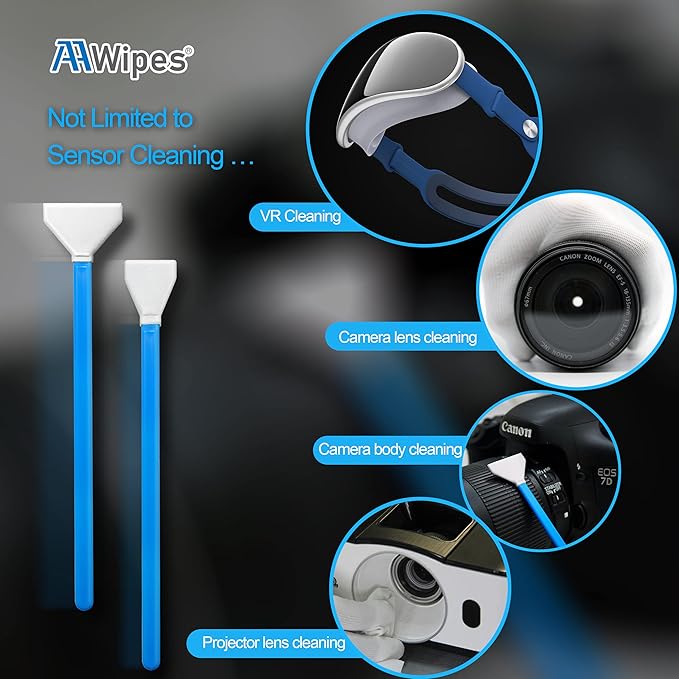 AAWipes Sensor Cleaning Swabs for APS-C Sensors of DDR DSLR or SLR Camera (30 Packs of 16 mm Sensor Cleaning Swabs) (HCS-16-30)