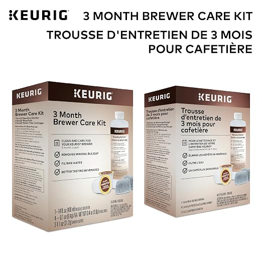 Iron OUT Automatic Toilet Bowl Cleaner, Repel Rust and Hard Water Stains with Every Flush & Keurig 3-Month Brewer Maintenance Kit Includes Descaling Solution