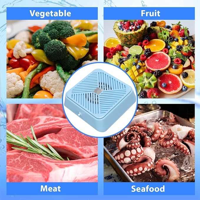 Fruit Vegetable Washing Machine,USB Portable Ultrasonic Electrolysis Fruit Purifier Fruit Cleaner Device Mini Dishwasher for Cleaning Fruit Vegetables Meat(Blue)