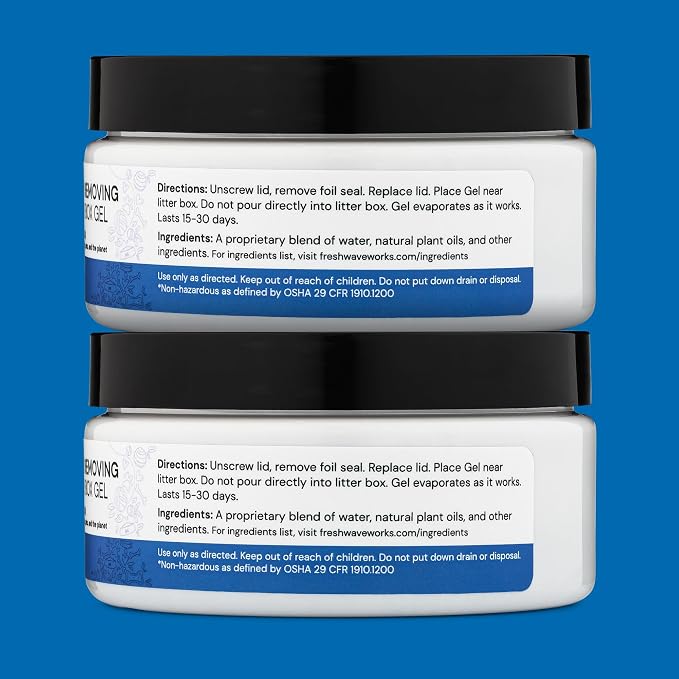 Fresh Wave Pet Odor Removing Litter Box Gel 7 oz. (Pack of 3)