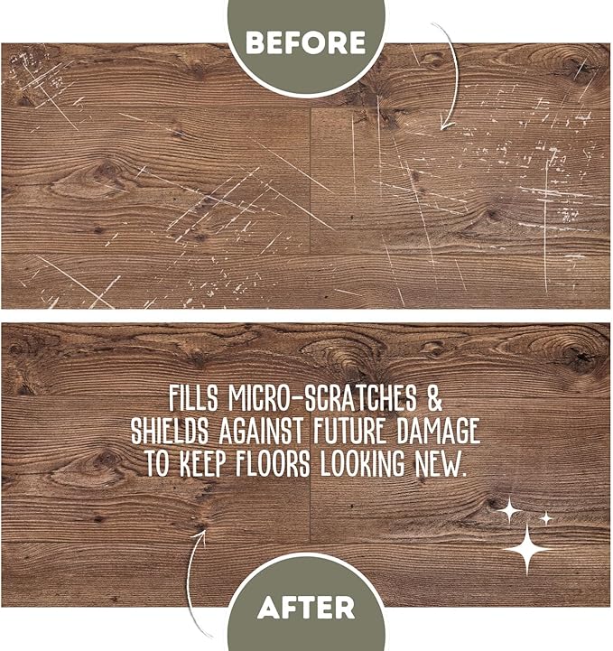 Quick Shine Multi Surface Floor Finish 64oz | Cleaner & Polish to use on Hardwood, Laminate, Luxury Vinyl Plank LVT, Tile & Stone | Safer Choice w/Clean Shine Technology | Shine-Protect-Refresh