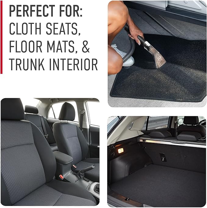 Hoover CleanSlate Plus Portable Carpet & Upholstery Spot Cleaner, Carpet Cleaner Machine, Pet Stain Remover, Car and Auto Detailer, FH14050 + 64 oz Auto Portable Solution, Fresh Scent, AH31718