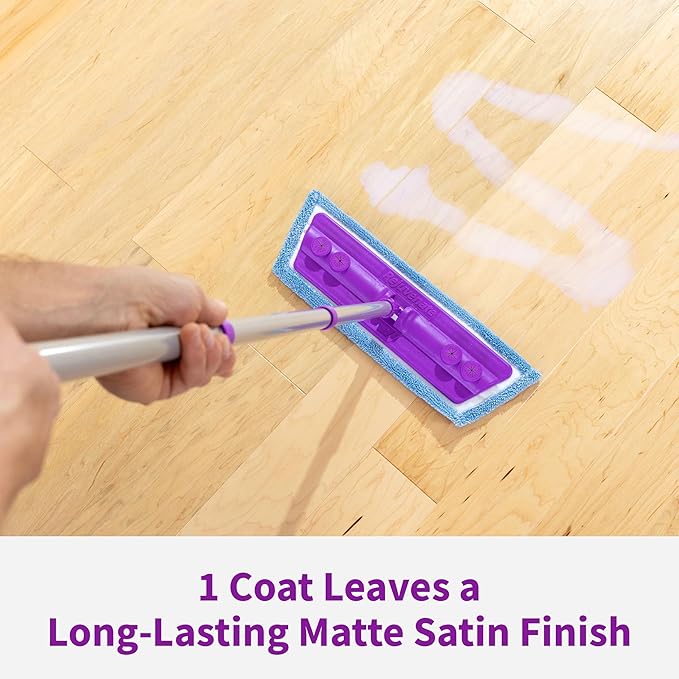 Rejuvenate Professional Wood Floor Restorer Fills Scratches, Seals And Protects Wood Flooring For A Matte Satin Finish, 1 Gallon