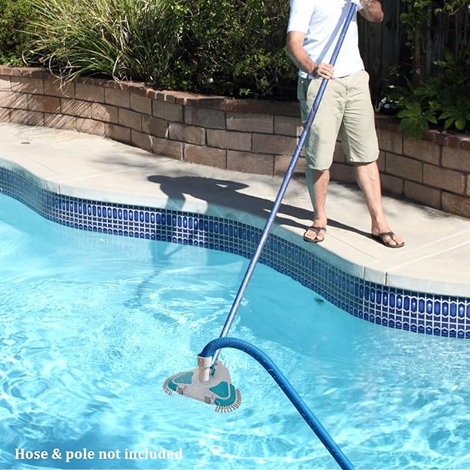 POOLWHALE Pool Vacuum Head with Fine Mesh Pool Net