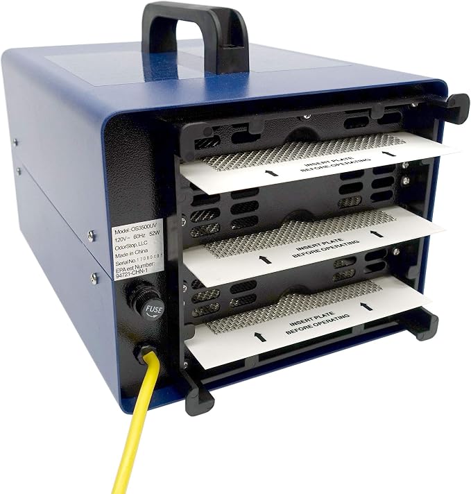 OdorStop OS3500UV Professional Grade Ozone Generator Ionizer for Areas of 3500 sq ft and above