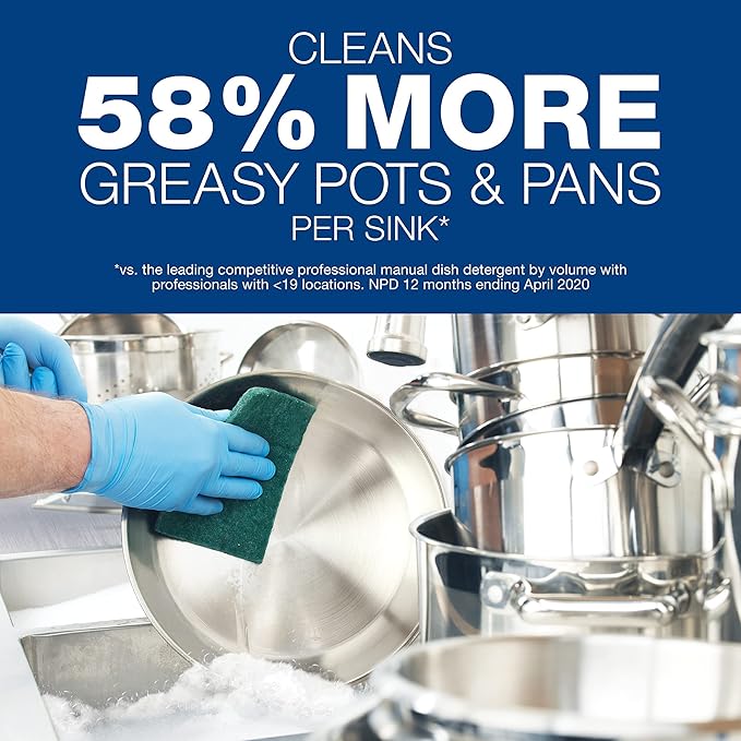 Dawn Professional Bulk Dishwashing Liquid Soap Detergent and Heavy Duty Degreaser Combo Pack, 4 Gallons of Dishwashing Soap + 2 Gallons of Dawn Heavy Duty Degreaser, Regular Scent