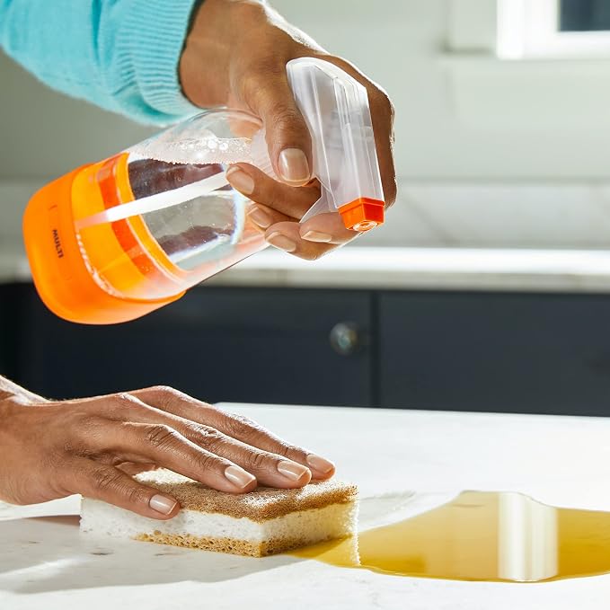 Grove Co. Multi-Purpose Cleaner Refills, 6 x 1fl oz, Orange & Rosemary | 6 refills; Plant-based; No plastic waste; Ammonia & chlorine free; No Harsh Chemicals