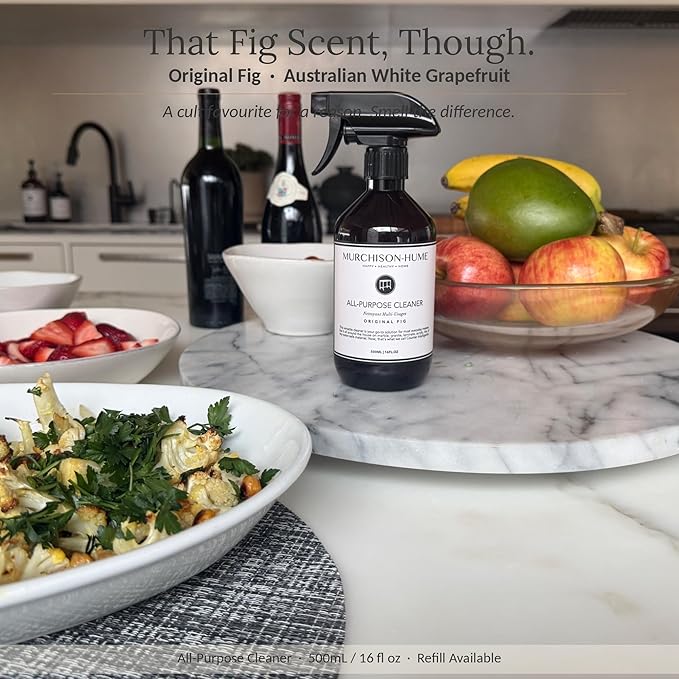 Murchison-Hume All Purpose Cleaner Spray | Plant Based Multi-Surface | Non-Toxic | Food & Pet Safe | Granite, Marble & Stone Safe | Cuts Grease | Kitchen & Bath | Refill Available | Original Fig