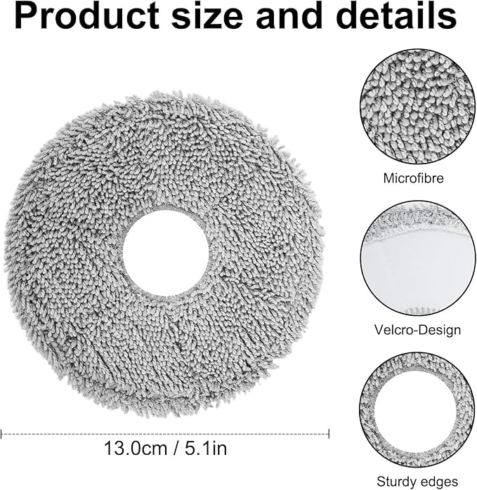 18pcs for iRobot Roomba Plus 405/505 Combo Robot Vacuum with 2 Main Brushes,4 Filters,4 Rags,4 Side Brushes, 4 Dust Bags Roomba Plus 405 Sweeper Kit