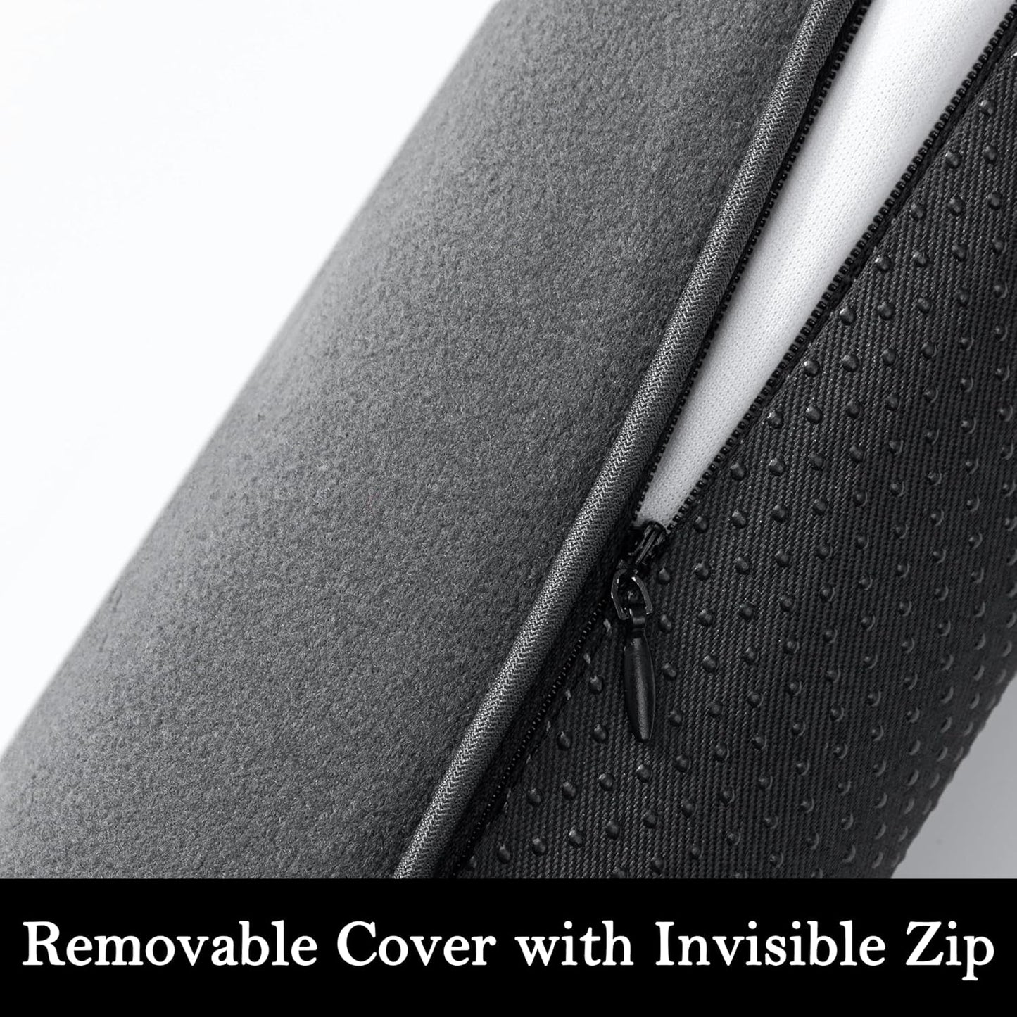 Sunolga 24" Door Draft Stopper Blocks Hot and Cold Air with Removable Washable Cover for Gaps Up to 3", All-Season Seal for Noise, Door Sweep for Bottom of Door and Window, Home Essentials, Gray