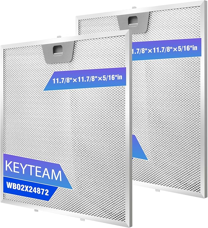 2 Pack-WB02X24872 Range Hood Grease Filter 11-7/8''x11-7/8'',Compatible with GE JVW5301EJ1ES JVW5301SJ1SS JVW5301BJ1TS JVW5301FJ1DS JVW5301EJ2ES