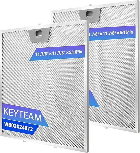 2 Pack-WB02X24872 Range Hood Grease Filter 11-7/8''x11-7/8'',Compatible with GE JVW5301EJ1ES JVW5301SJ1SS JVW5301BJ1TS JVW5301FJ1DS JVW5301EJ2ES