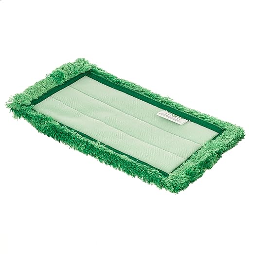 Unger Commercial Microfiber Washing Pad, Case of 5, Streak-Free Window and Surface Cleaning, Reusable, Lint-Free, Ideal for Use with Poles and Extension Handles, PHW20, Green