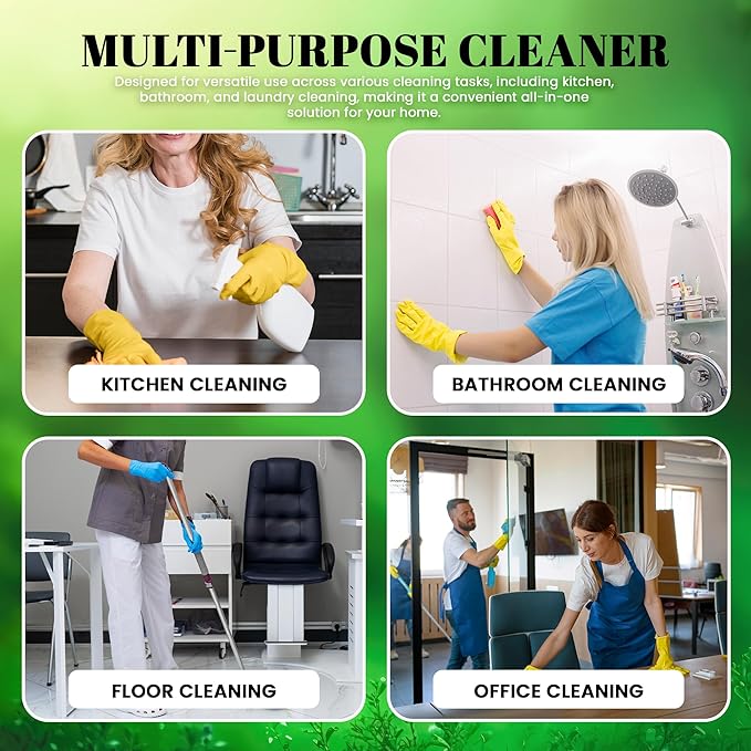 Naeterra Aromatherapy Cleaning Concentrate 16 oz - Natural All Purpose Multi Surface Cleaner - Plant Based Essential Oil Formula for Floors, Glass & Granite - Makes 6 Gallons - Pet Safe & Non Toxic