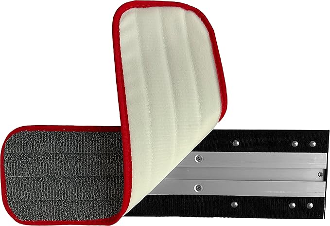 Premium Floor Wax Application Kit with 5 Microfiber Pads, Telescopic Handle, and Recharging Bucket