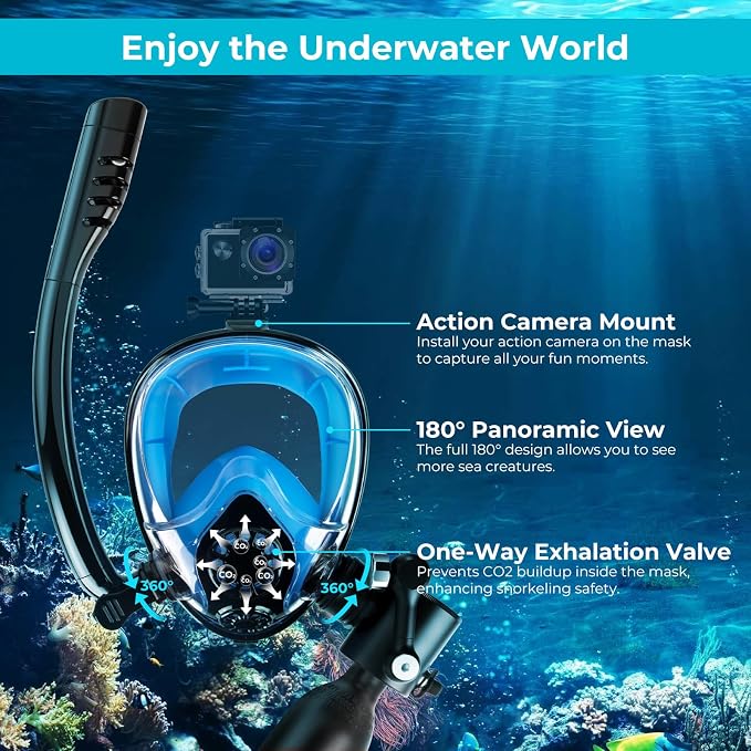 GOYOJO Mini Scuba Tank, Portable Diving Lung Air Tank with DOT Certified, Refillable Emergency Backup Pony Bottle for Snorkeling, Underwater Breathing, Training