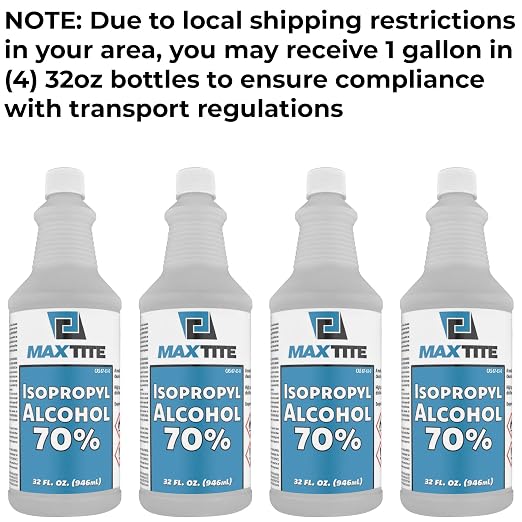 MAXTITE Isopropyl Alcohol 70% (1 Gallon)