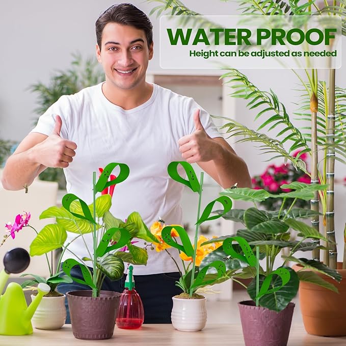 Qualirey 300 Pcs Sticky Houseplant Traps Fungus Gnat Fruit Fly Trap Sticky Houseplant Stakes Insect for Outdoor Garden Aphids, Whiteflies, Fruit Flies, Fungus Gnats, and Other Insects (Green)
