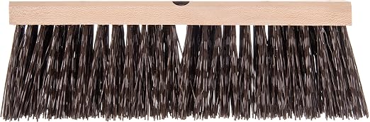SPARTA Flo-Pac Floor Brush Heavy Sweep for Cleaning, 18 Inches, Brown, (Pack of 6)