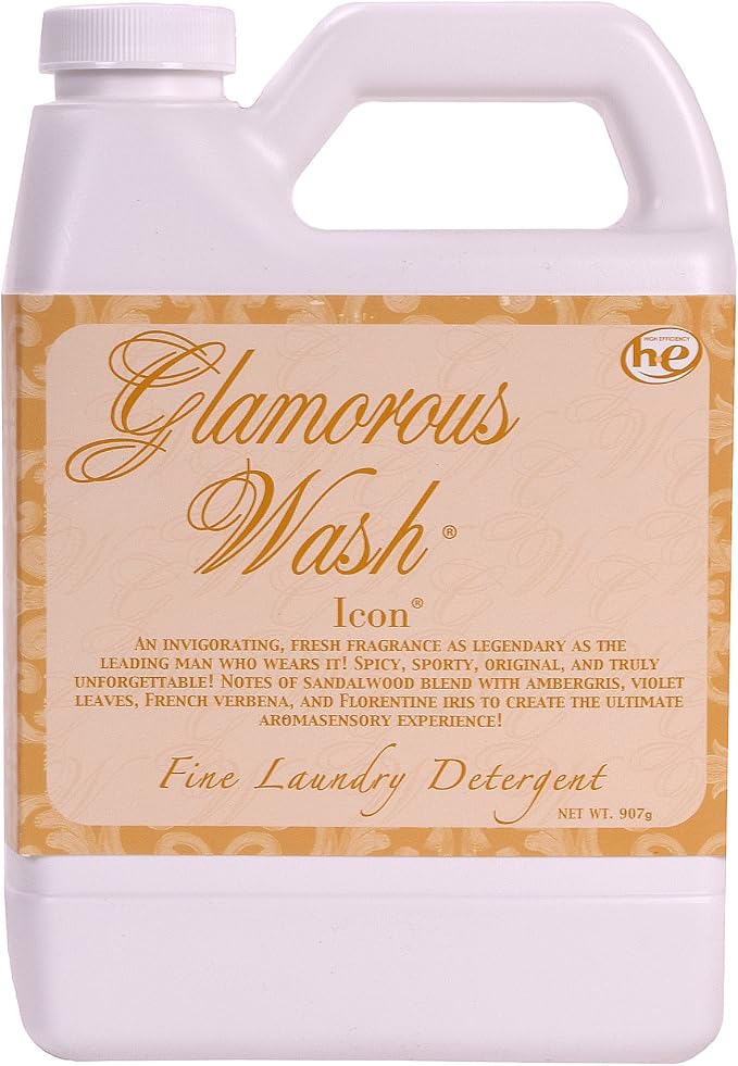 ICON Fragrance Glamorous Wash 128 oz (Gallon) Fine Laundry Detergent by Tyler Candles