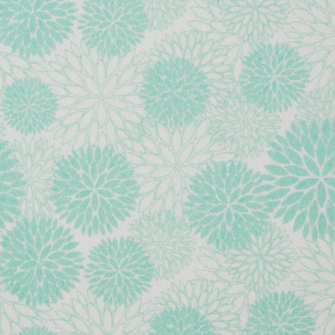 DII Fridge Liner Collection Non-Adhesive, Cut to Fit, 12x24, Aqua Dahlia, 6 Piece