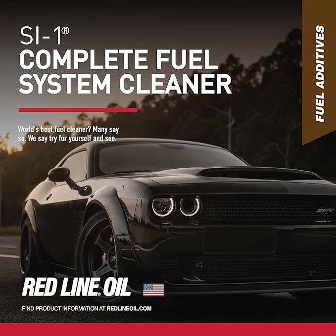 Red Line 60103 SI-1 Complete Fuel System Cleaner, Cleans and Prevents Corrosion in Fuel Systems, Cleans Injectors, Carburetors, Valve and Combustion Chamber Deposits - 15 Ounce (4 Pack)