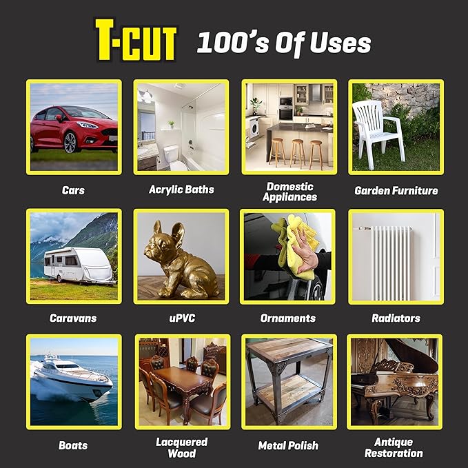 T-Cut Original Car Paintwork Restorer & Scratch Remover, 10.5 Fl Oz