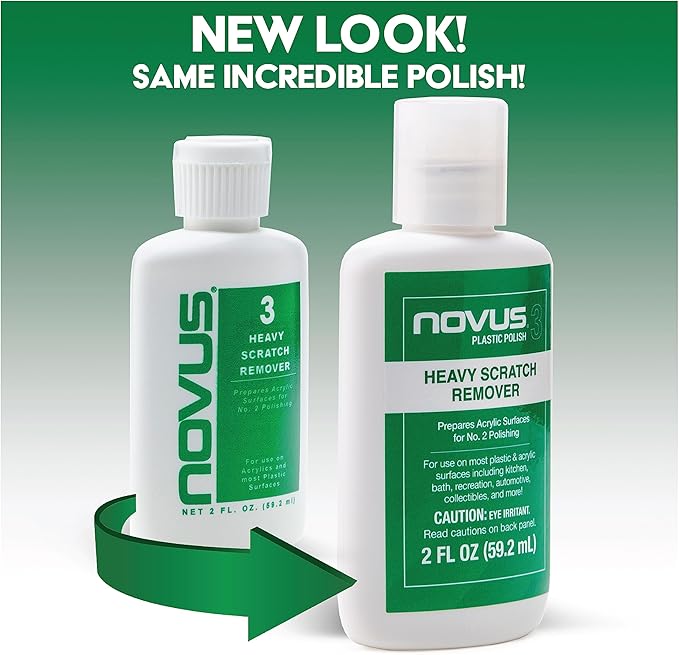 NOVUS 7082 | Heavy Scratch Remover #3 | 64 Ounce Bottle
