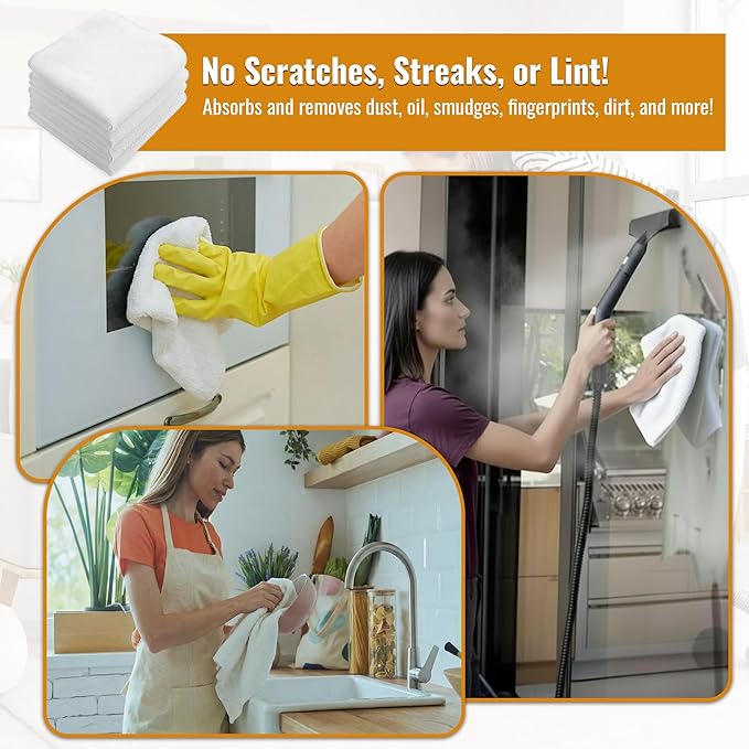 Steam Cleaning Pack Compatible with Dupray Steam Cleaners, 18 Pcs Versatile Accessory Kit: Includes Everything Needed for deep Cleaning on Multiple Surfaces, Seamless Compatibility