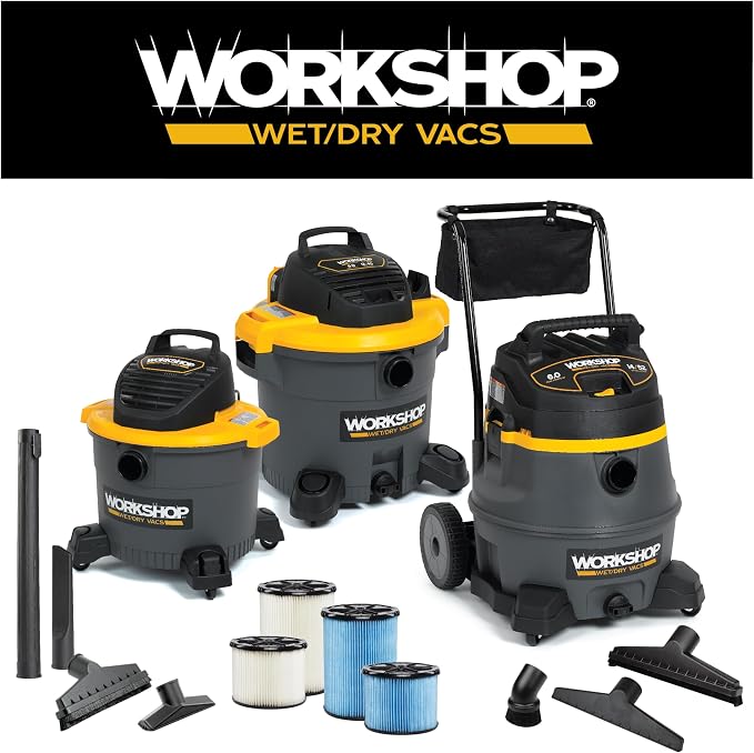 WORKSHOP Wet/Dry Vacs WS12552A 1-1/4-in. Auto Detailing Vac Attachment Kit