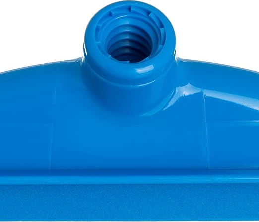 SPARTA 4156714 Plastic Floor Squeegee, Shower Squeegee With Double Foam For Window, Glass, Shower Door, Floor, Windshield, 18 Inches, Blue, (Pack of 6)