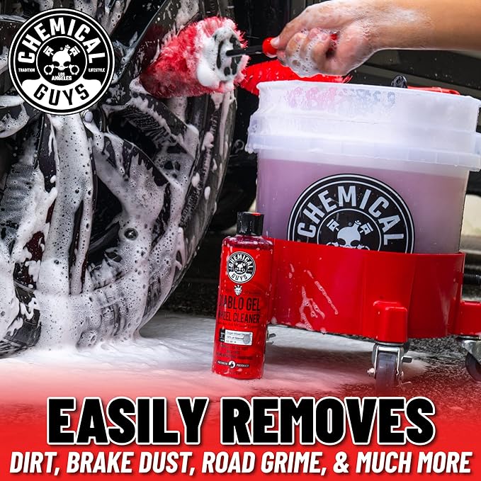 Chemical Guys Wheel Cleaner & Tire Protectant Bundle with (1) 16 oz VRP Dressing and (1) 16 oz Diablo Wheel Cleaner