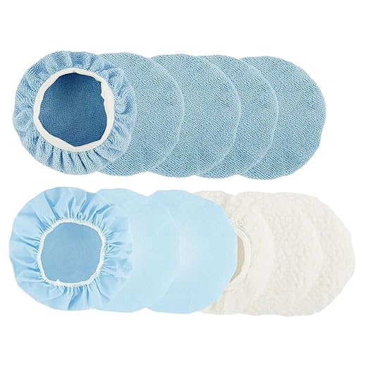 2 Set Car Wax Applicator Pads Car Polisher Pads for Waxing Coatings Polishing (2 Set (Multi))