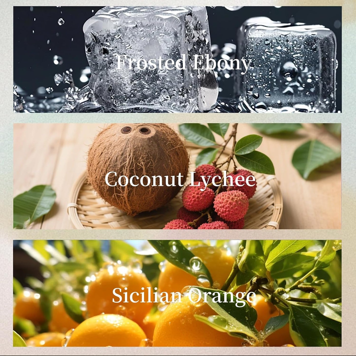 THEDOTS Series Coconut Lychee Car Vent Clip, Fabric Sachet Air Freshener, 30 Days Long-Lasting for Car Interior Decor, Non-Toxic (1 Pack)