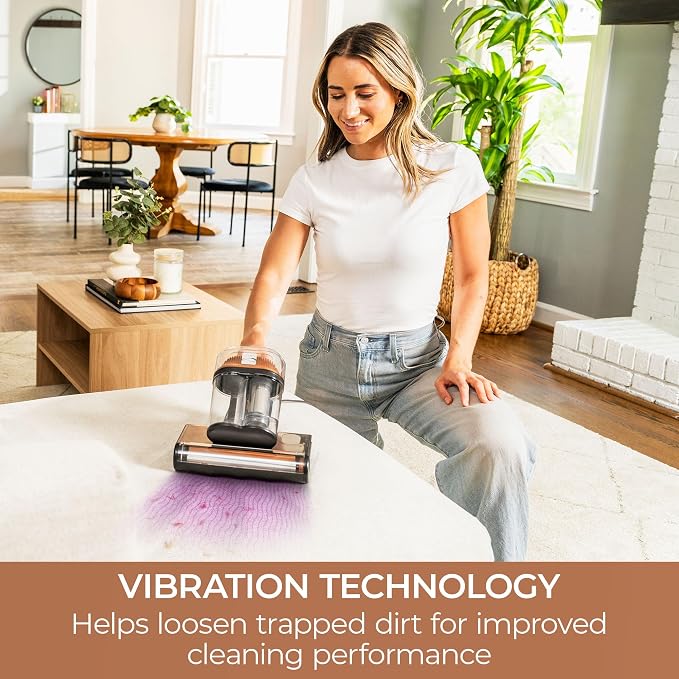 Kenmore Mattress Vacuum with UV-C Light & HEPA Filter | 14KPa Suction, Handheld Bed Vacuum Cleaner Machine with 131°F heat drying for Couch, Pet Hair - MC2010