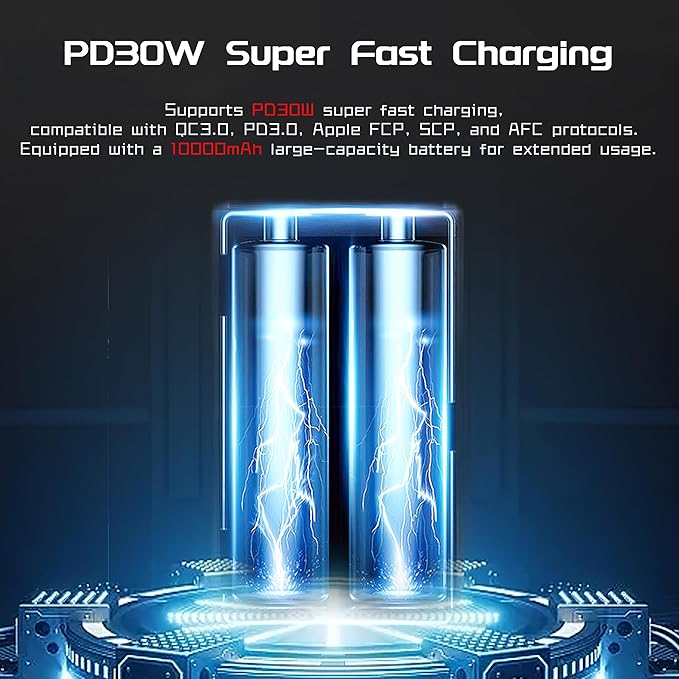 Compressed Air Duste 180,000 RPM High-Speed Turbo Fan 200W Powerful Wind Force 30W Bidirectional Fast Charging 1-30 Stepless Speed Adjustment Portable Design