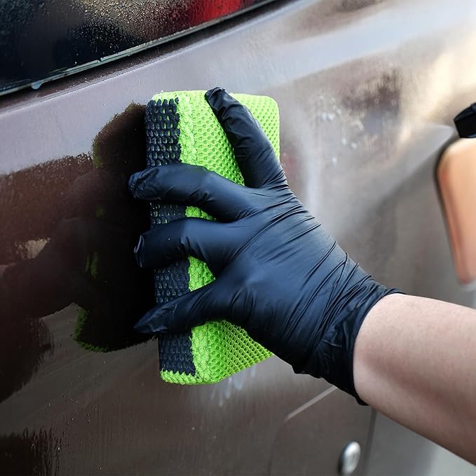 Maxshine Clay Block Wash Pad | Professional Car Detailing Clay Bar Alternative for Paint Decontamination & Surface Prep | Reusable, Scratch-Safe, Removes Overspray, Water Spots, Light Contaminants